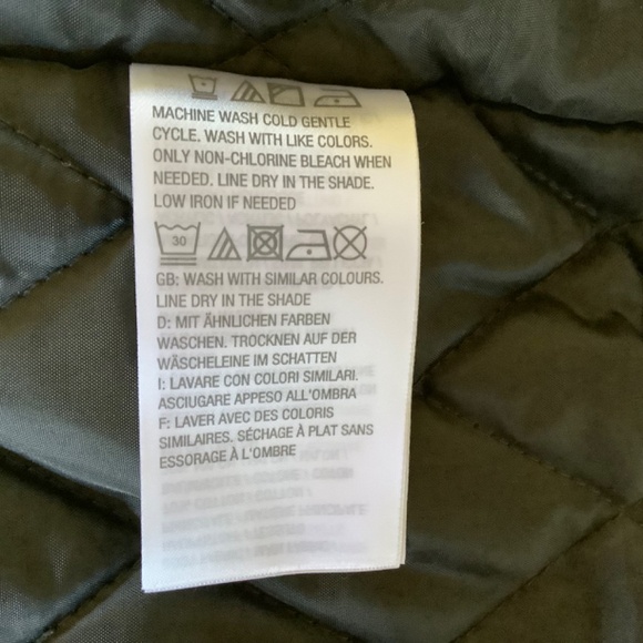 GILI Camo Hooded Anorak Jacket Olive Size 14 - Picture 13 of 15